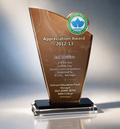 Premium Acrylic Trophy Award | Custom Engraved Achievement Memento | School & Corporate Awards