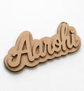 Custom MDF Name Fridge Magnet | Personalized Wooden Magnet (Base + Name)