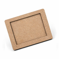 MDF Fridge Magnet Frame | 3 Layer Wooden Base | 3.5x4.5 Inch | DIY Craft & Custom Name Magnet